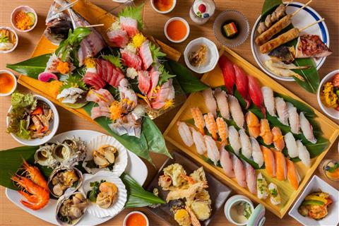 2日目夕食「和風海鮮バイキング」